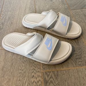 Light Gray Nike Slide